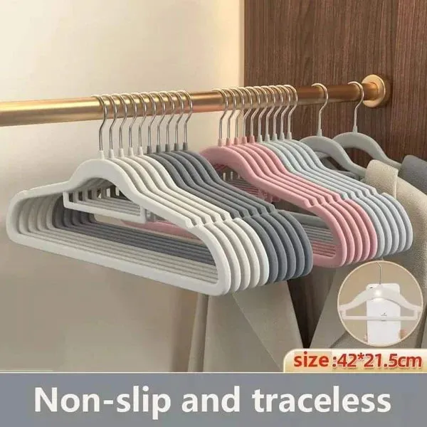 10pcs velvet hangers