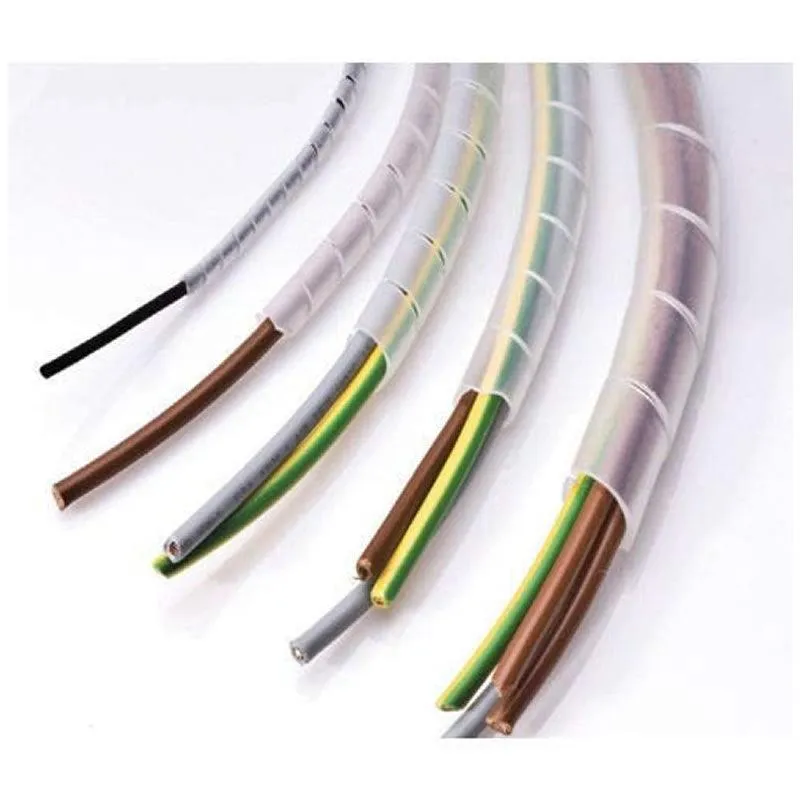 12Mm X 5M Transparent Spiral Cable Organizer Sd-30155