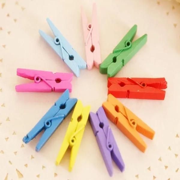 1490 Multipurpose Wooden Clips  / Cloth Pegs (Large, 500 Pcs)