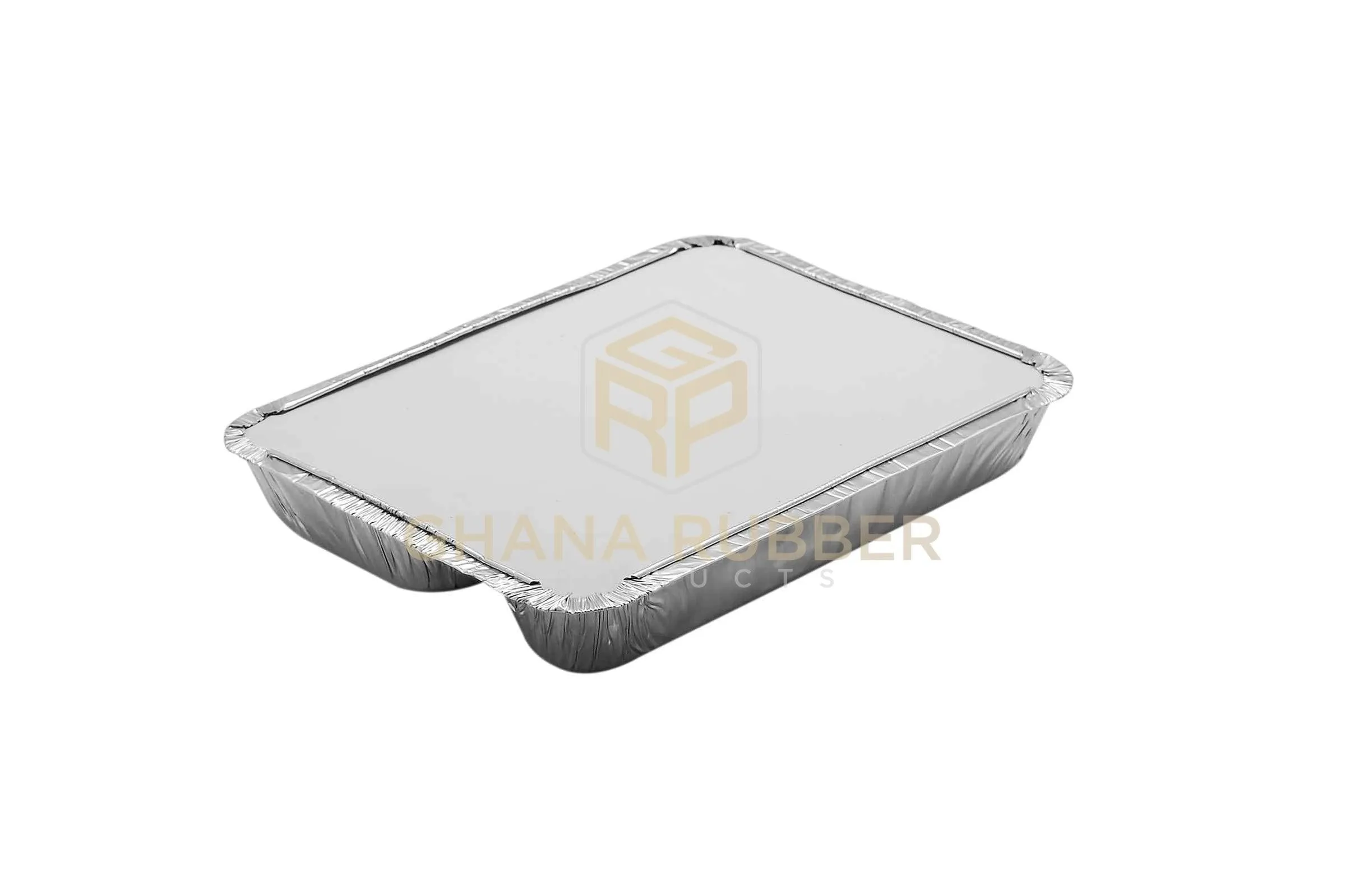 3-Section Aluminium Foil Food Containers   Lids (850ml)