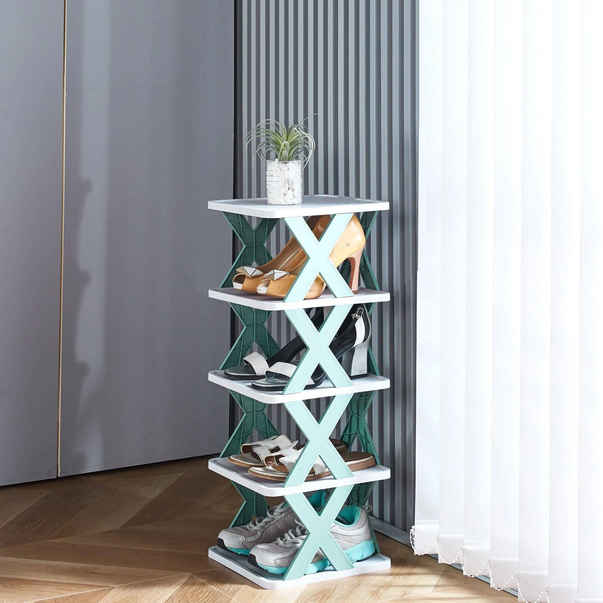 3 Tier Shoe Rack Stand Organizer Detachable Storage - KJZ3192