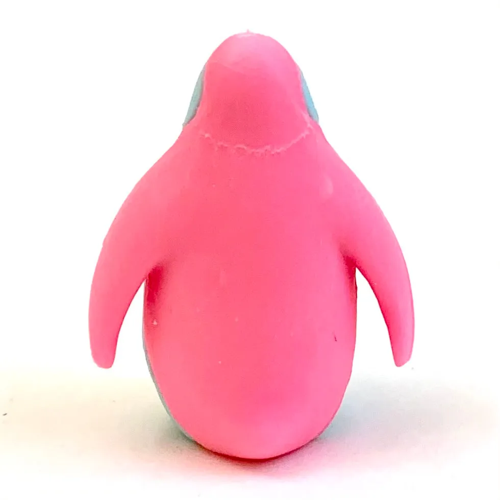 38459 Iwako Colorz Penguin -12 sets of 5 Erasers