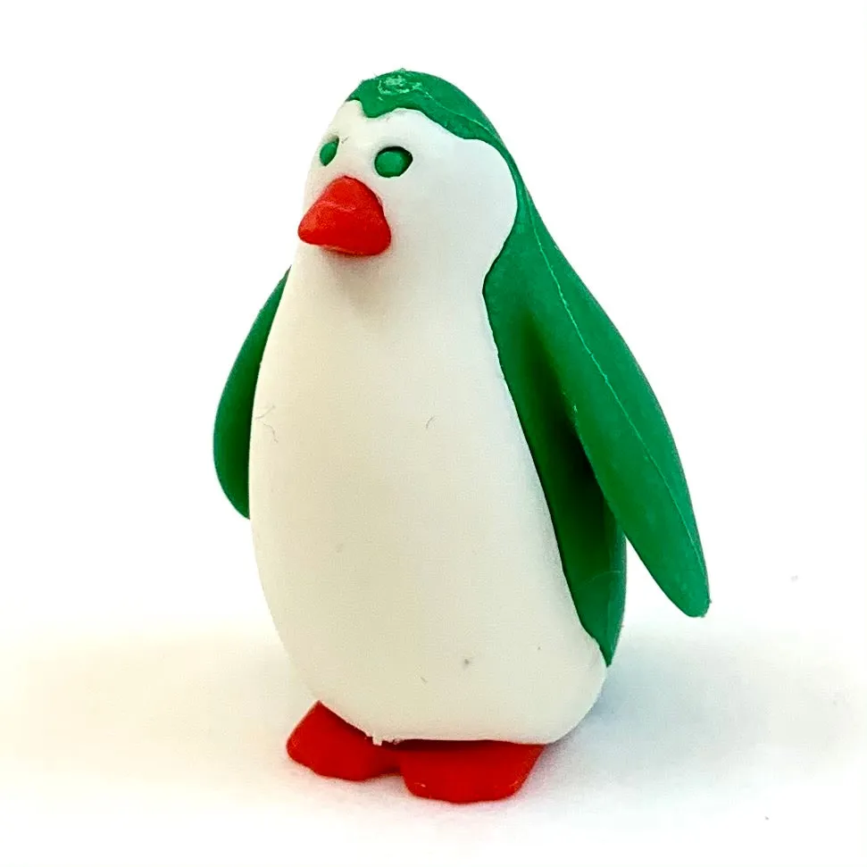 38459 Iwako Colorz Penguin -12 sets of 5 Erasers