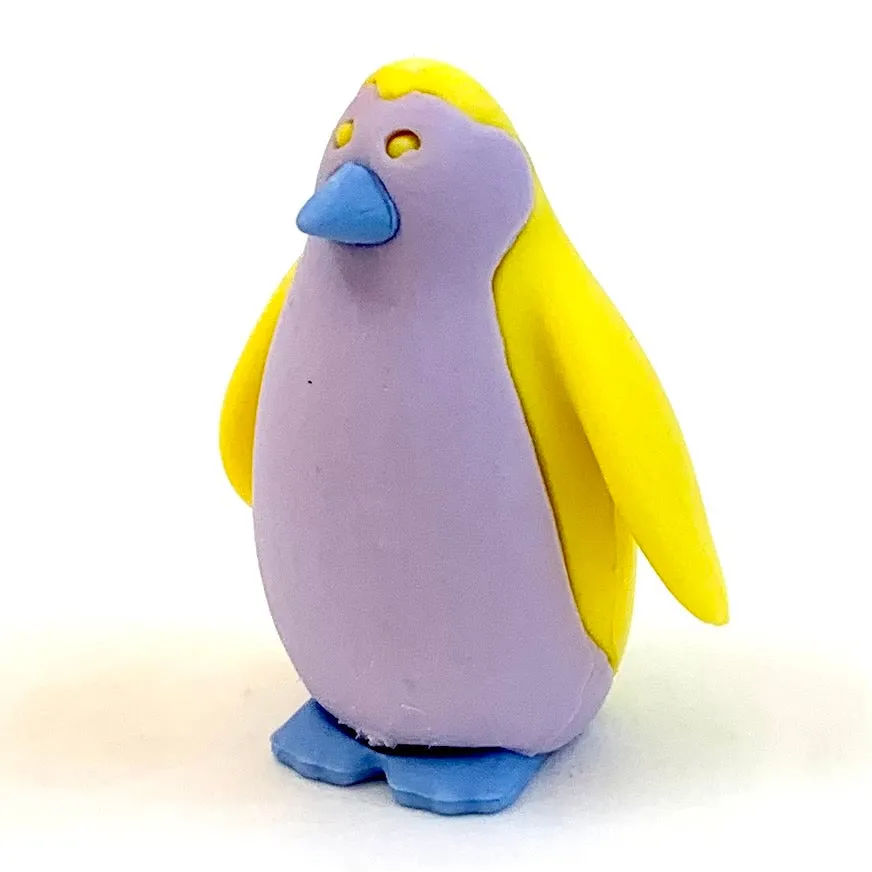 38459 Iwako Colorz Penguin -12 sets of 5 Erasers