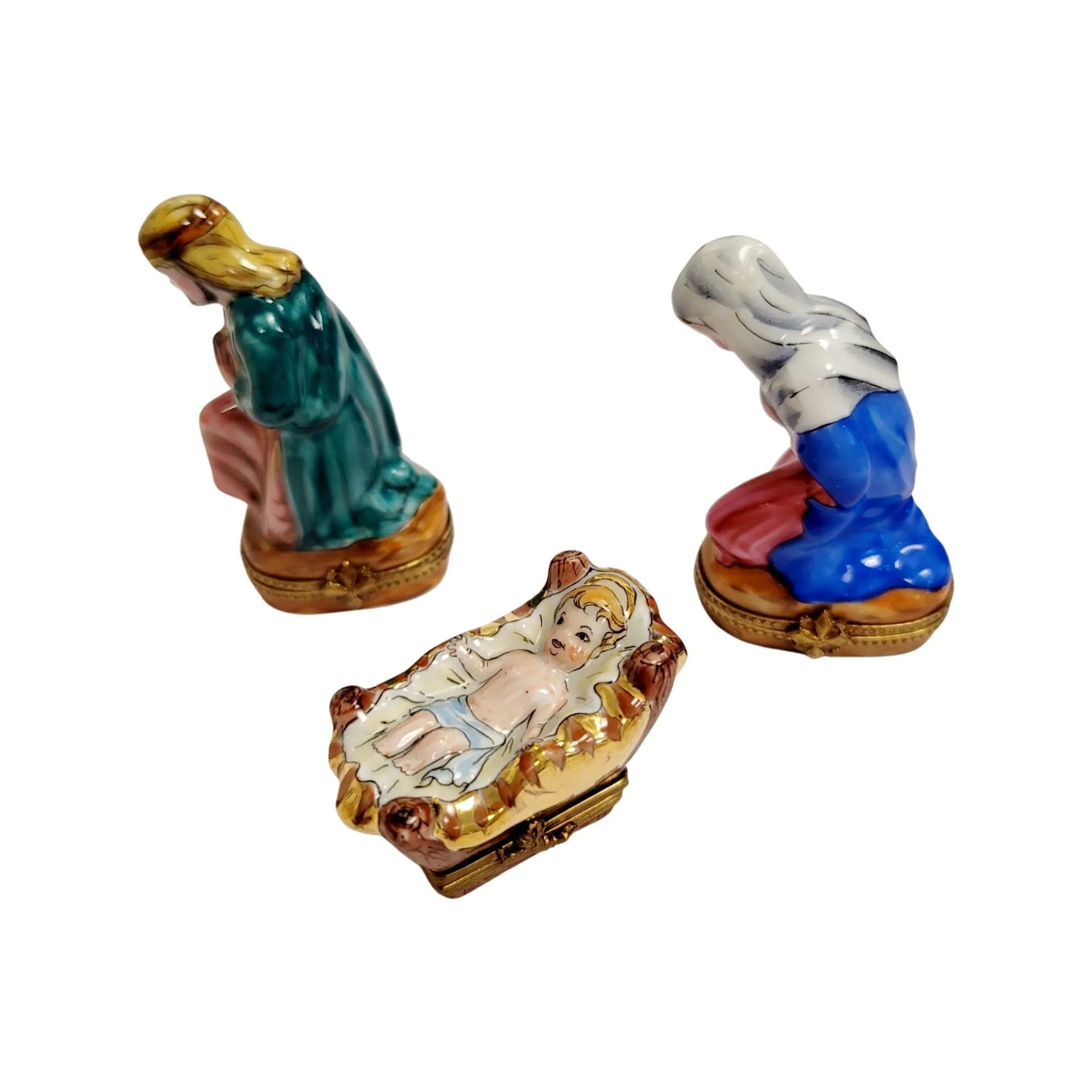 3pc Nativity Set - Mary, Joseph, Baby