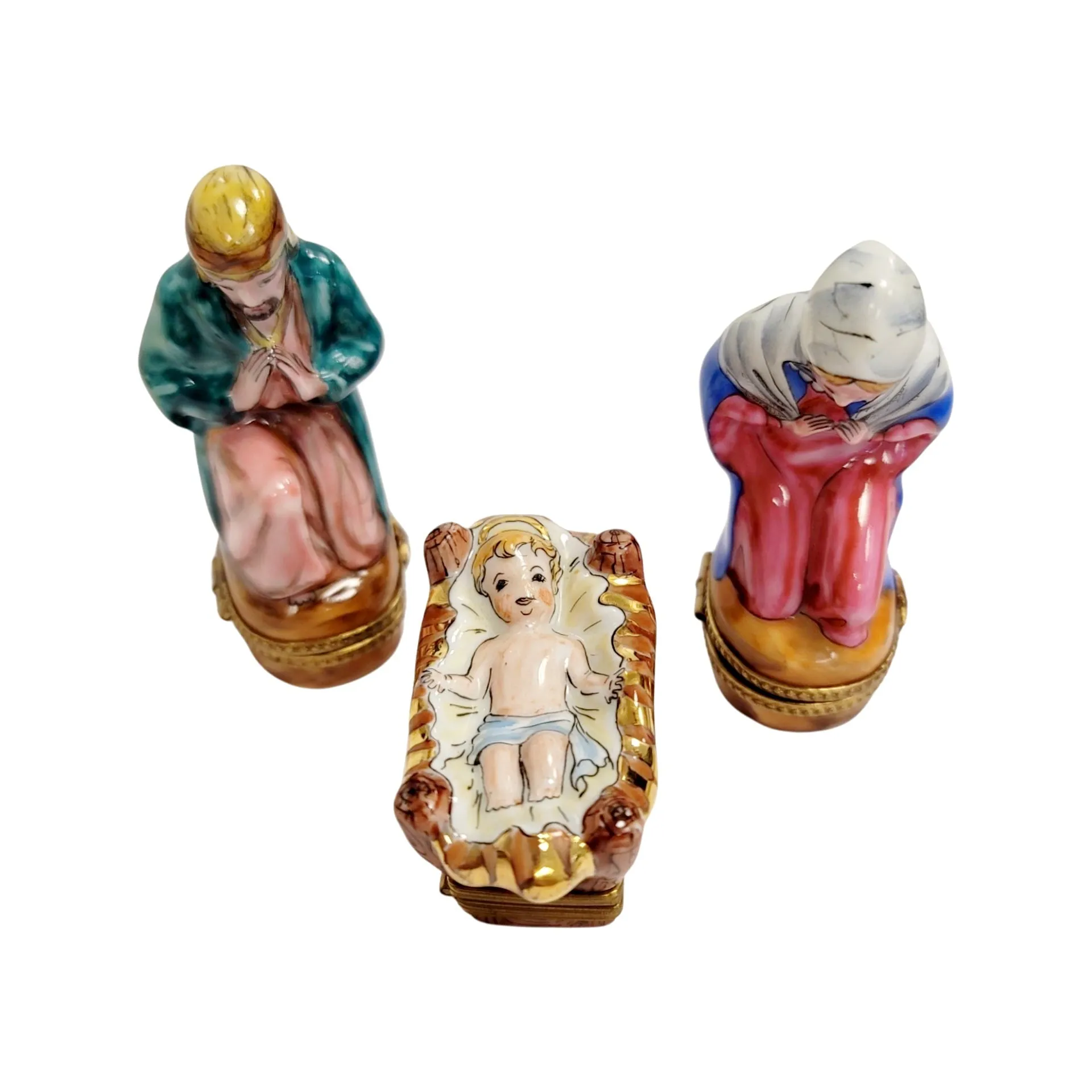 3pc Nativity Set - Mary, Joseph, Baby