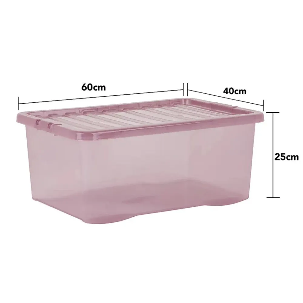 45L Storage Box - Dusky Orchid Colour