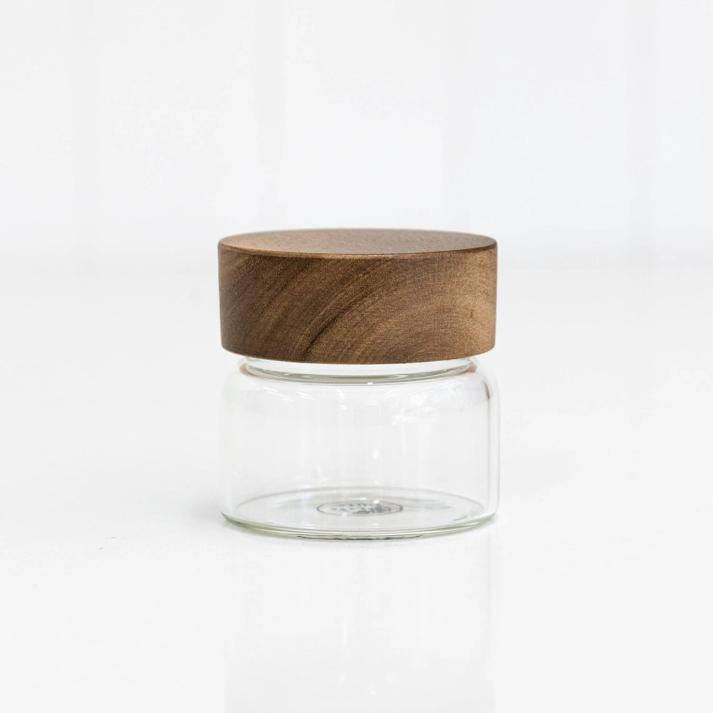 Acacia Wood Glass Jar - 100ml