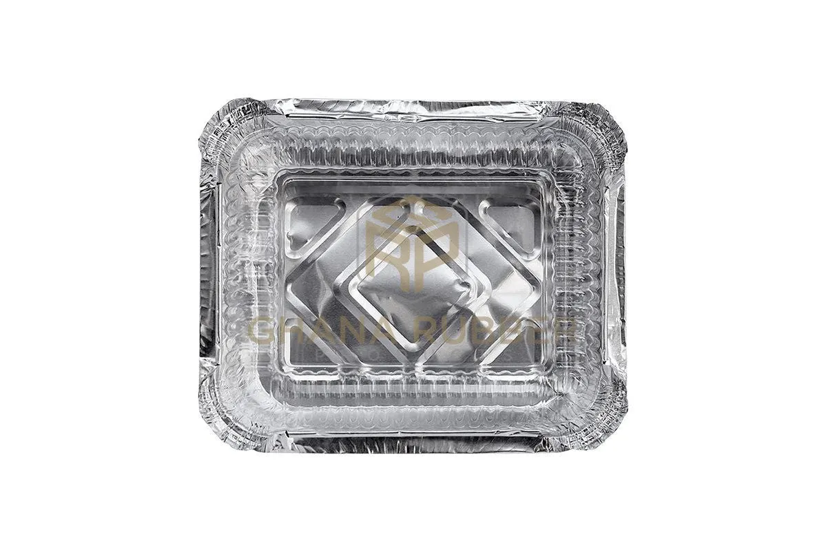 Aluminium Foil Food Containers   Domed Plastic Lids 8342 (525ml)