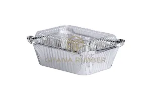 Aluminium Foil Food Containers   Domed Plastic Lids 8342 (525ml)