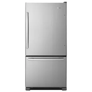 Amana ABB2224BRM 33-inch Wide Bottom-Freezer Refrigerator with EasyFreezer™ Pull-Out Drawer - 22 cu. ft. Capacity