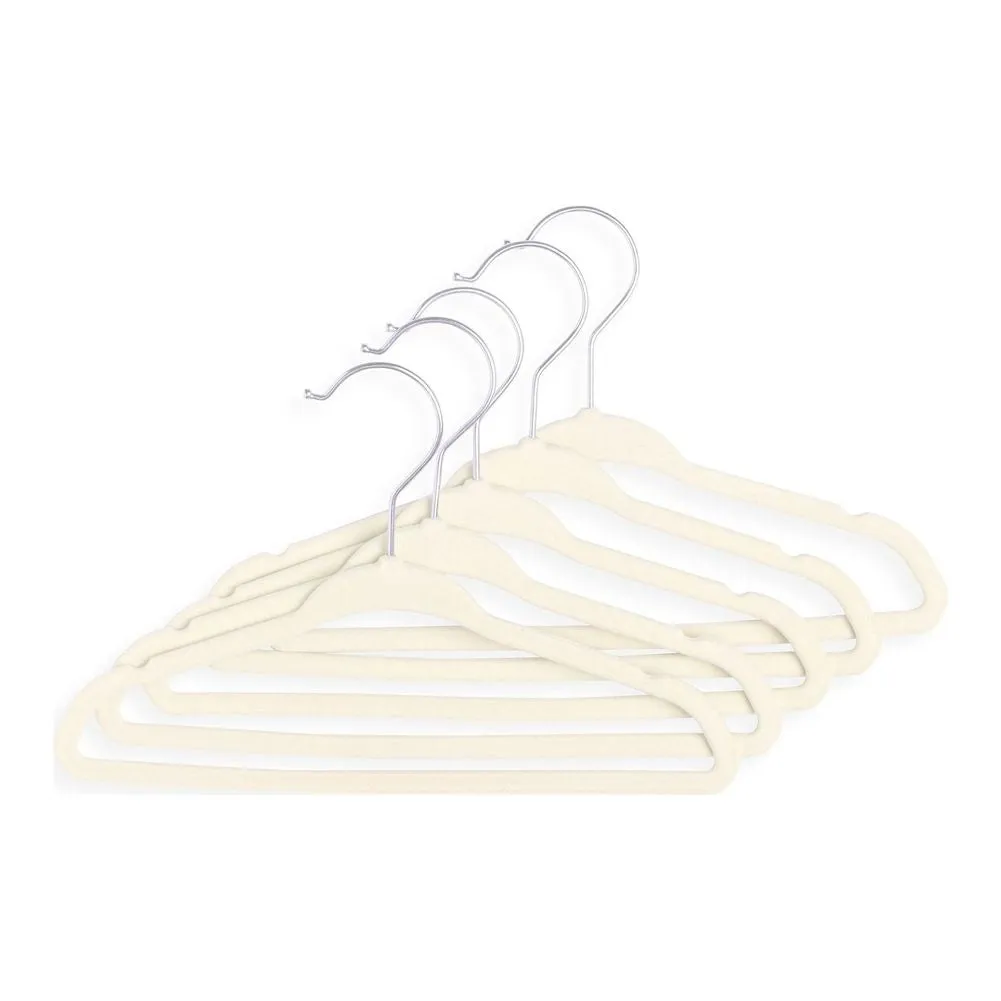 Amor Bebe by TenderTyme 20-Pack Non-Slip Design Baby Hangers - Ivory