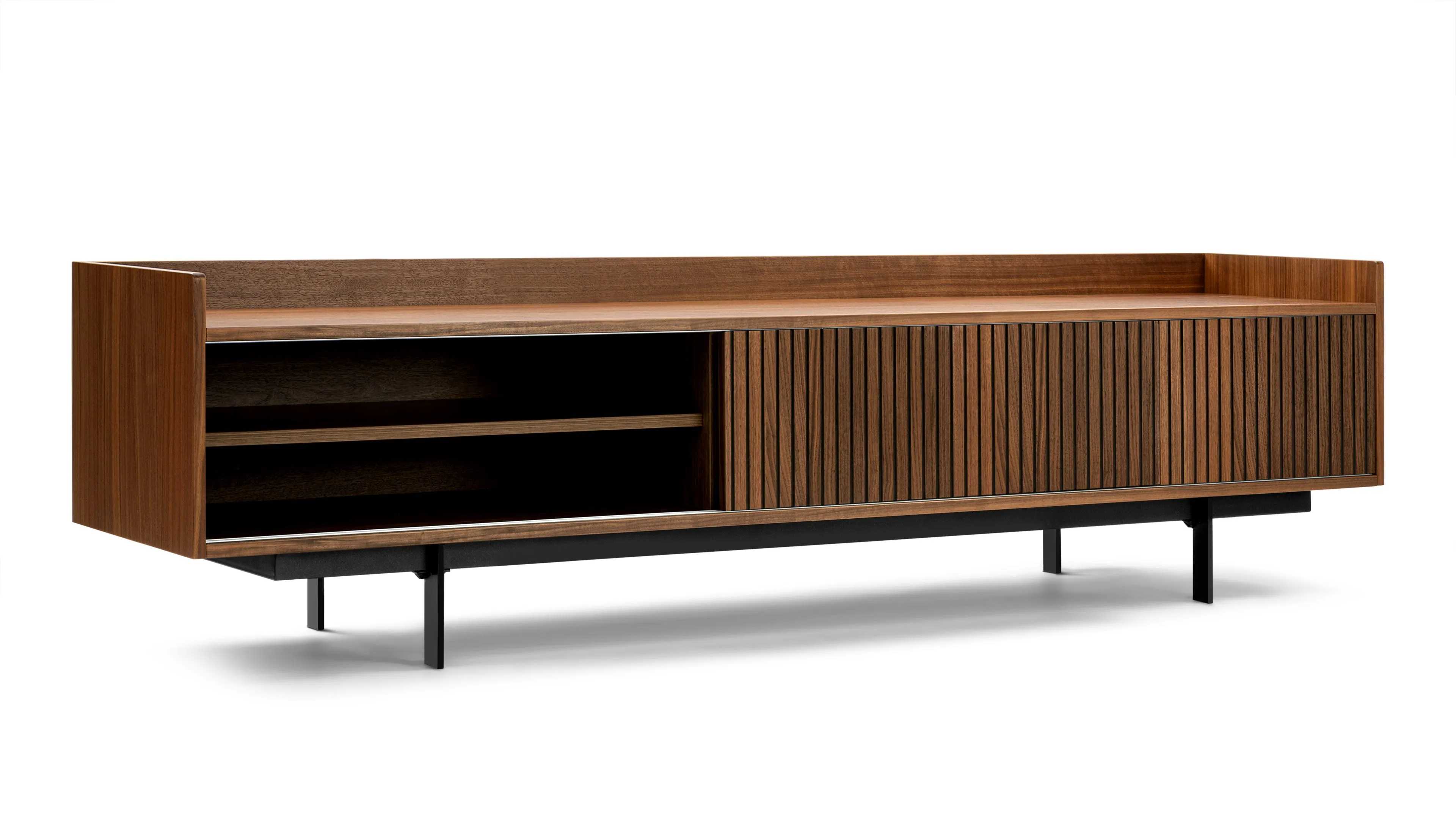 Angelo - Angelo TV Cabinet, Walnut, 83in