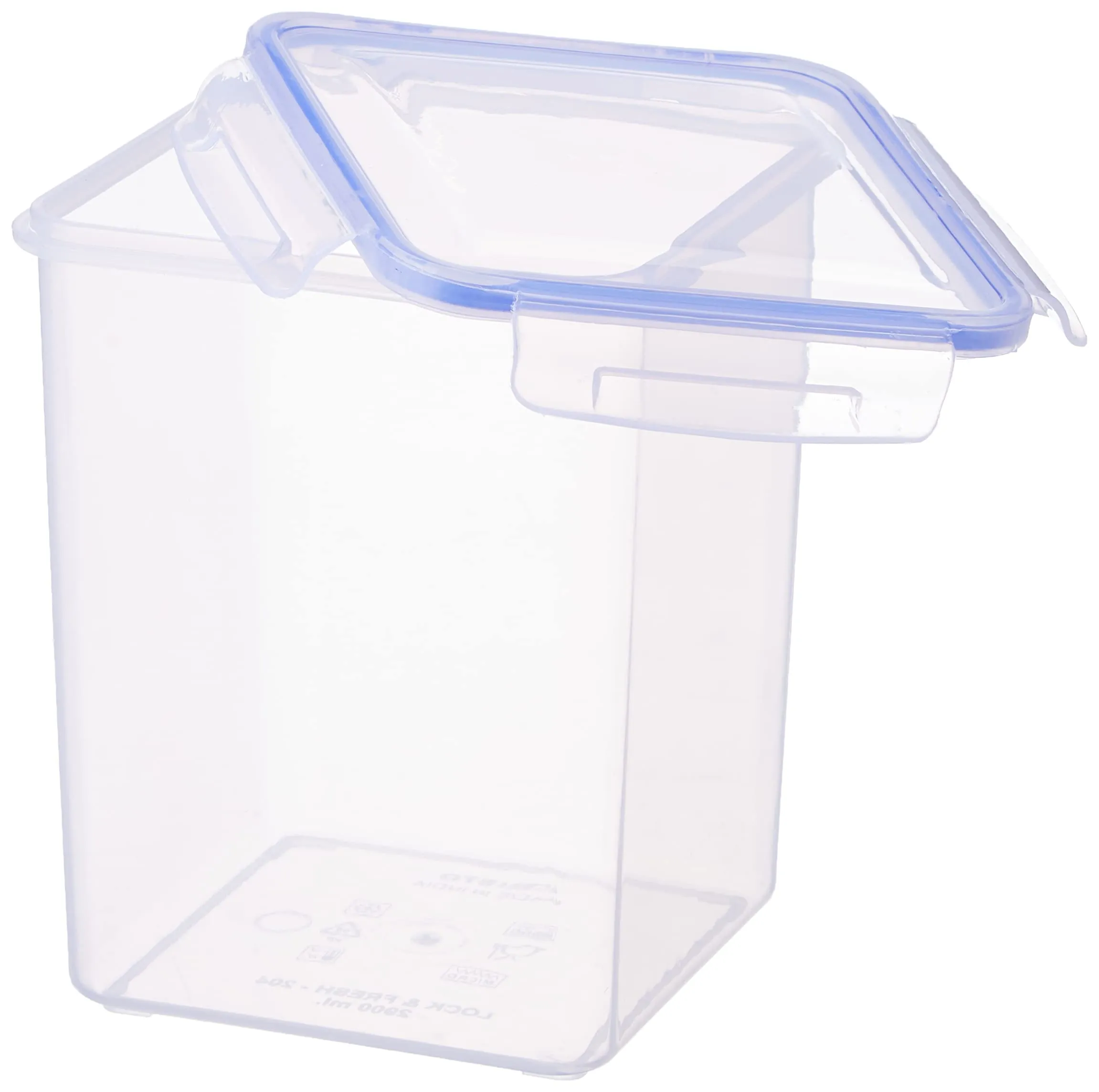 Aristo Lock & Fresh 204 Plastic Storage Container - 2900 ML, Transparent Clear, large (LOCK&FRESH204)