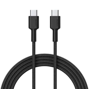 Aukey Impulse USBC to USBC Braided Cable Black