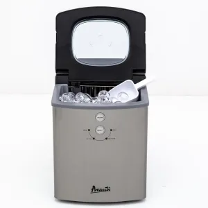 Avanti Portable Countertop Ice Maker - Stainless Steel / 33 lbs