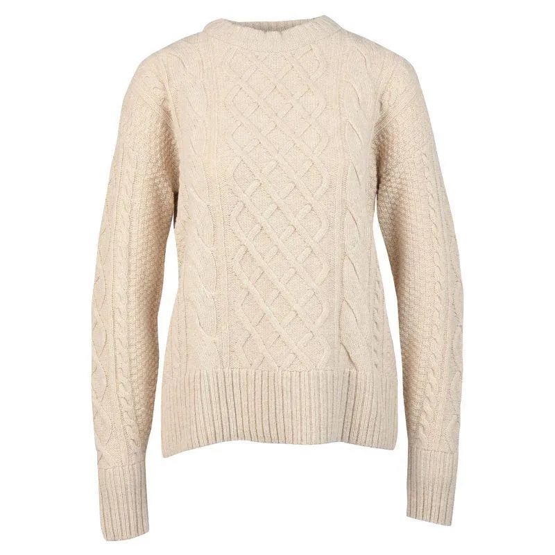 Barbour Daffodil Ladies Knit Jumper - Oatmeal