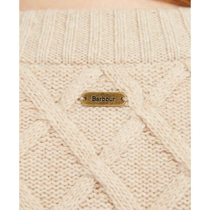 Barbour Daffodil Ladies Knit Jumper - Oatmeal