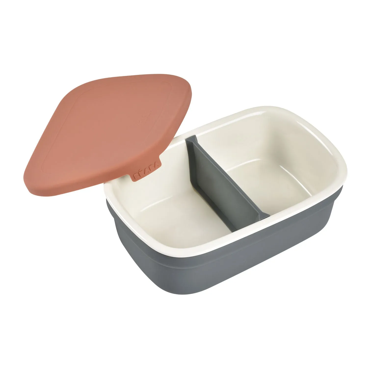 Beaba Ceramic Lunch Box - Mineral / Terracotta