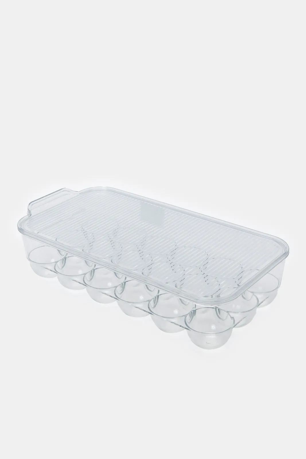 Clear Plastic Rectangle Egg Storage Box With Lid