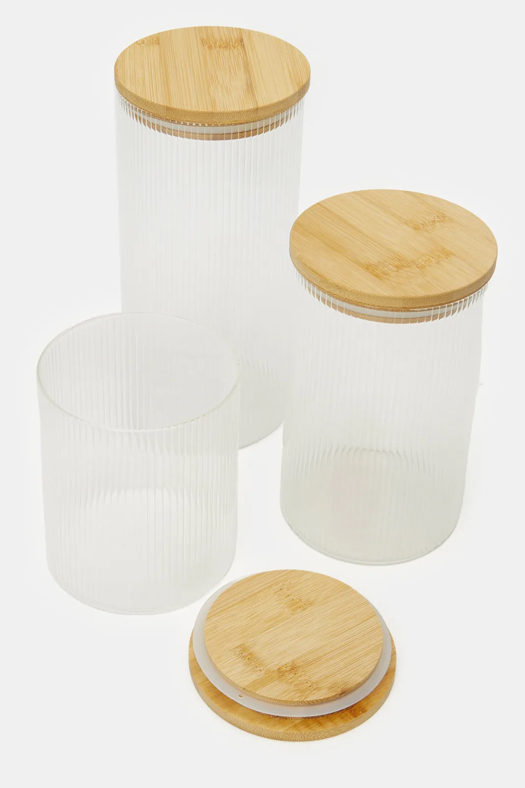 Clear Storage Jar Set (3 Piece)