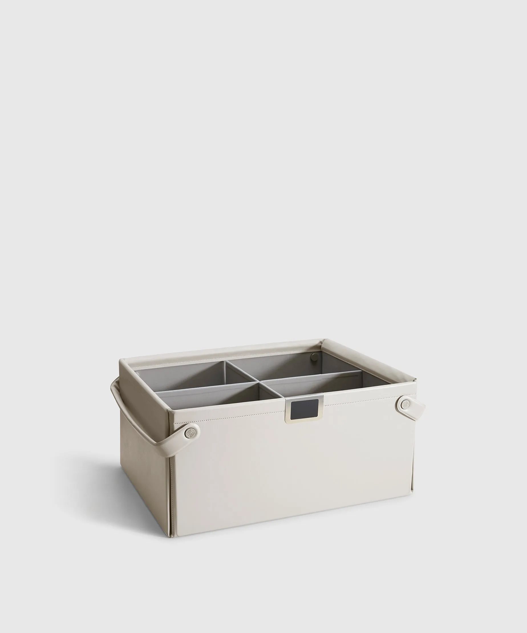 Collapsible Vegan Leather Storage Bin