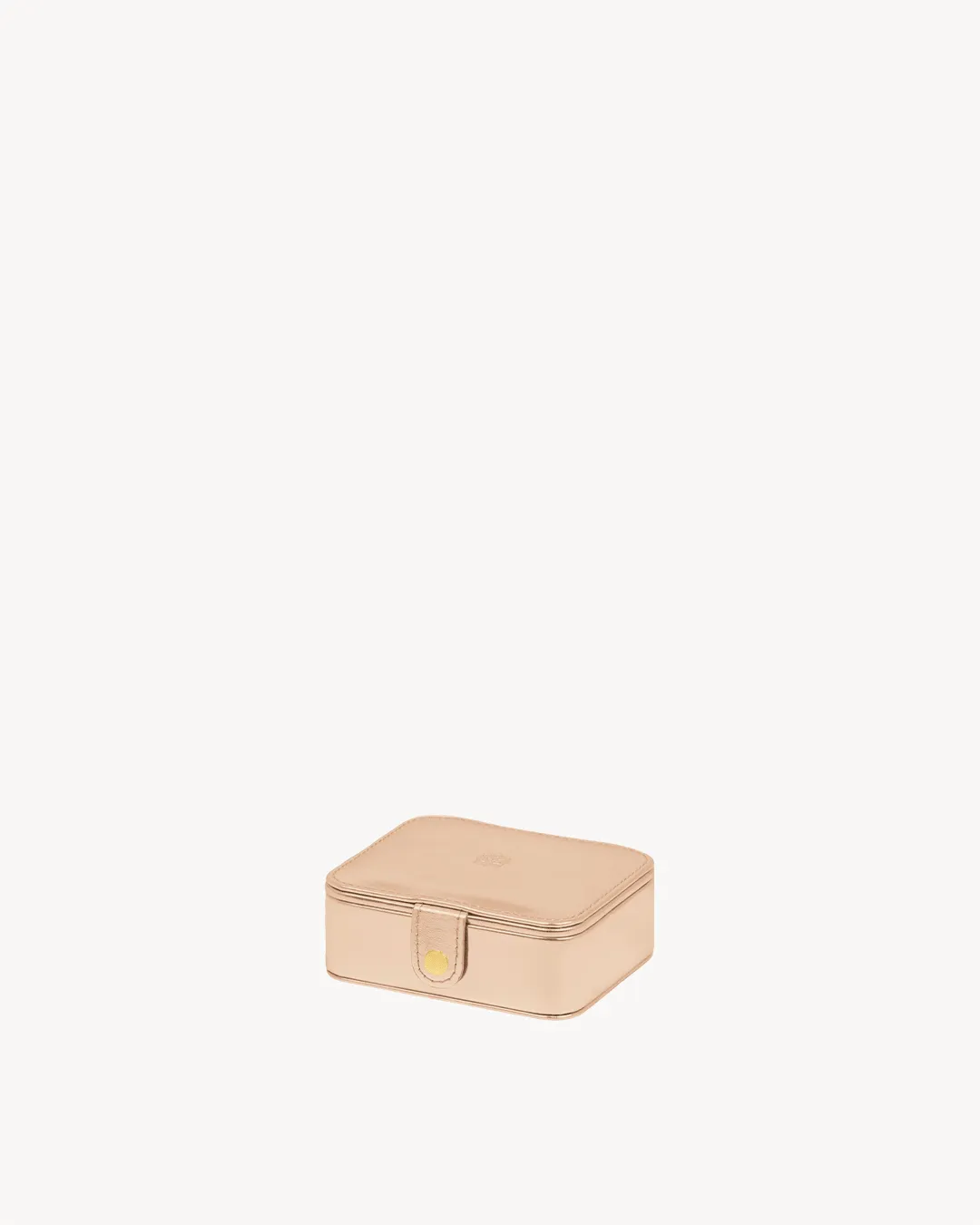 Dainty Rose Gold Metallic Jewellery Box