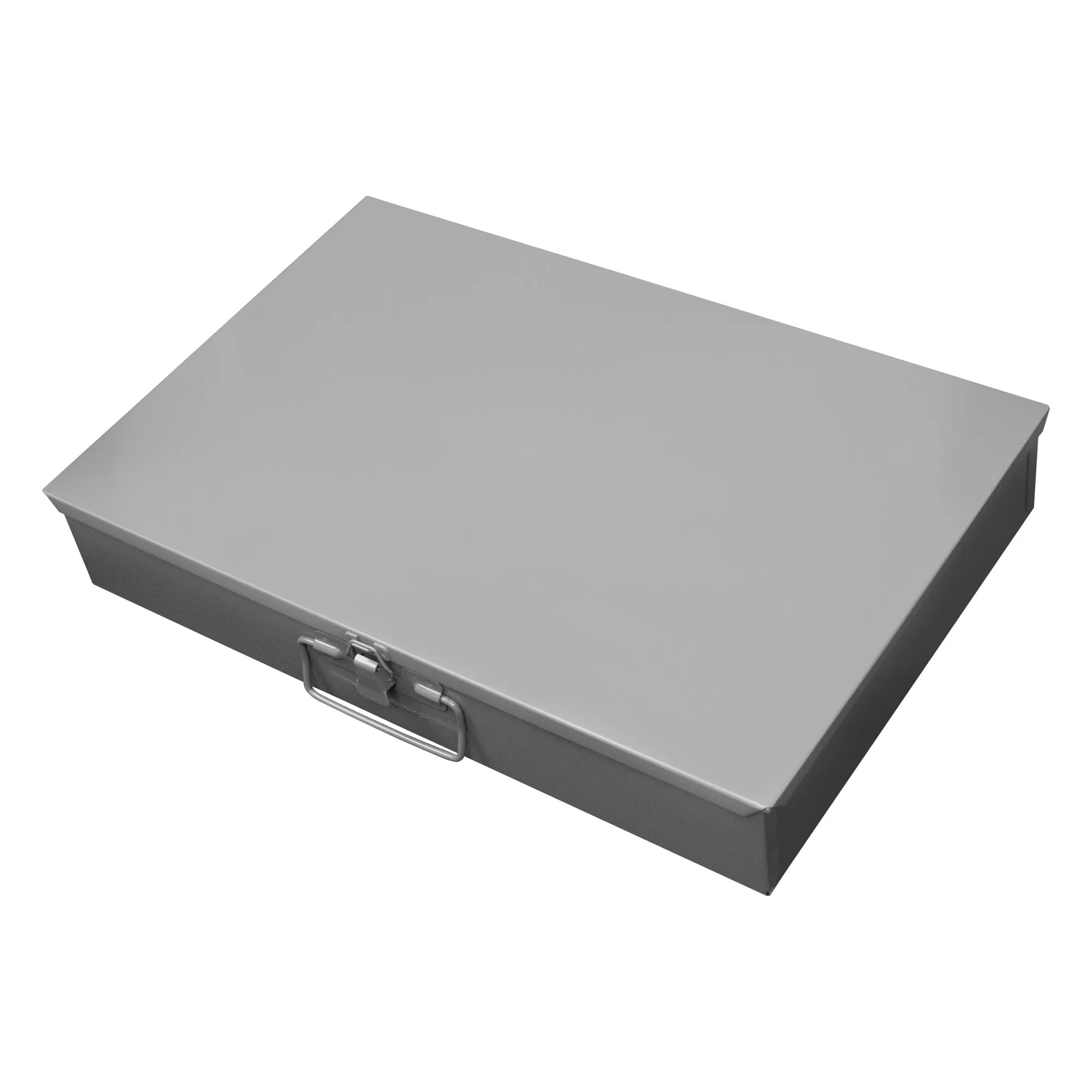 Durham Large, Steel, Compartment Box, 24 Compartments, Gray