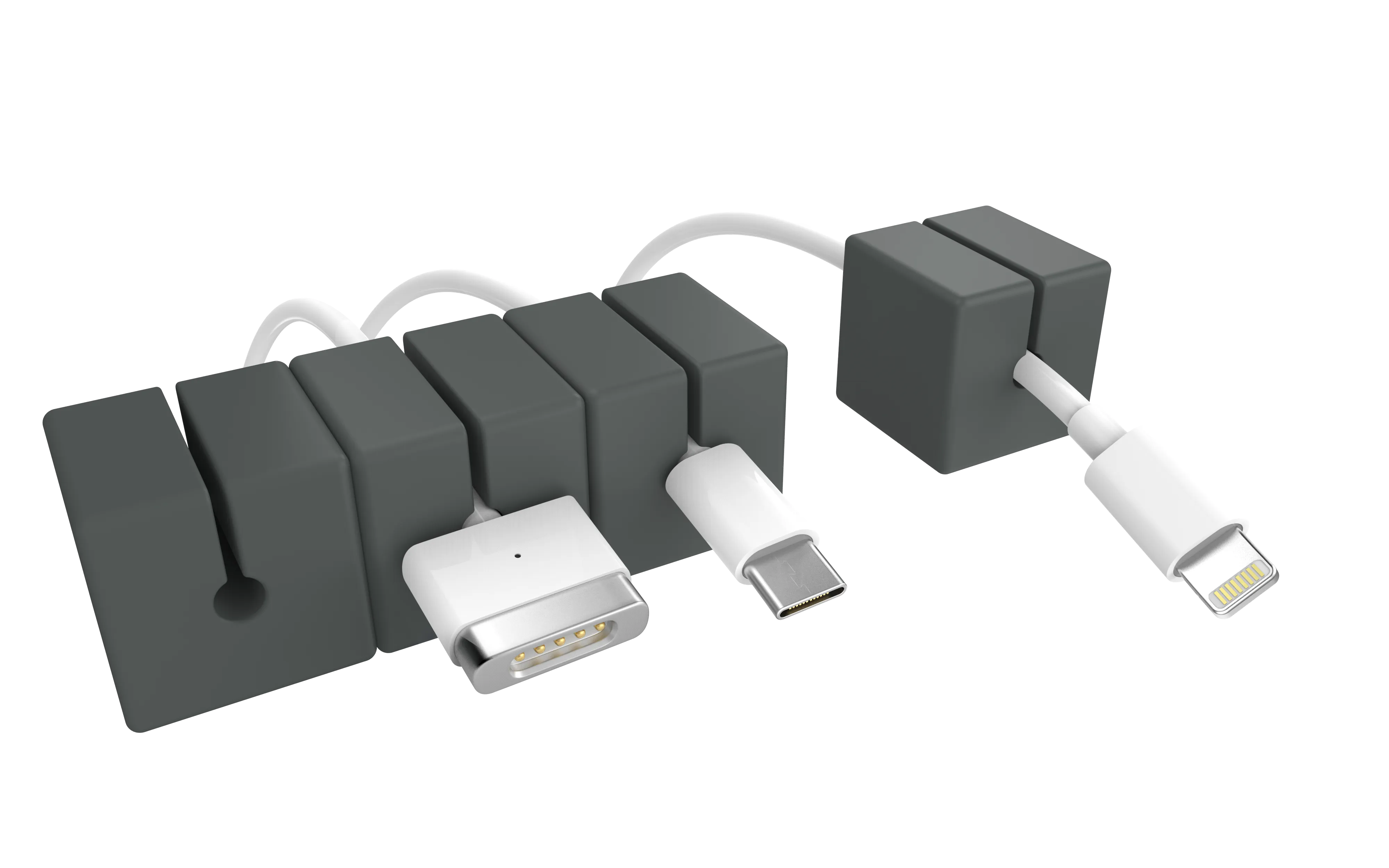 Function101 Cable Blocks - Gray (4 Pack)