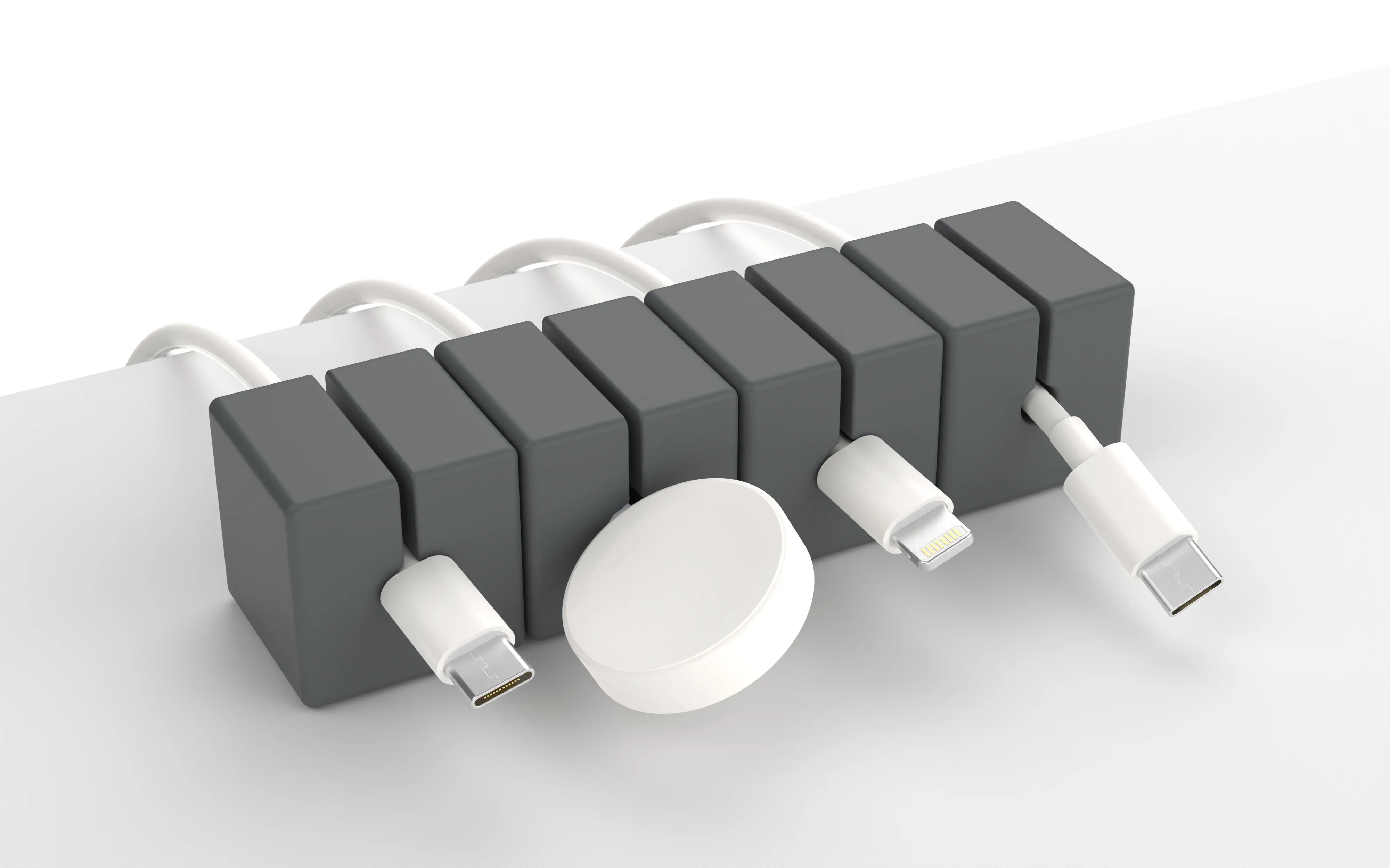 Function101 Cable Blocks - Gray (4 Pack)