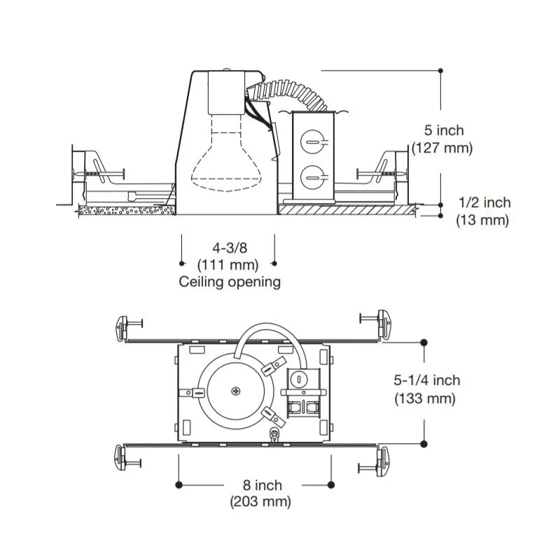 Halo H99TAT 4" Non-IC AIR-TITE New Construction Housing