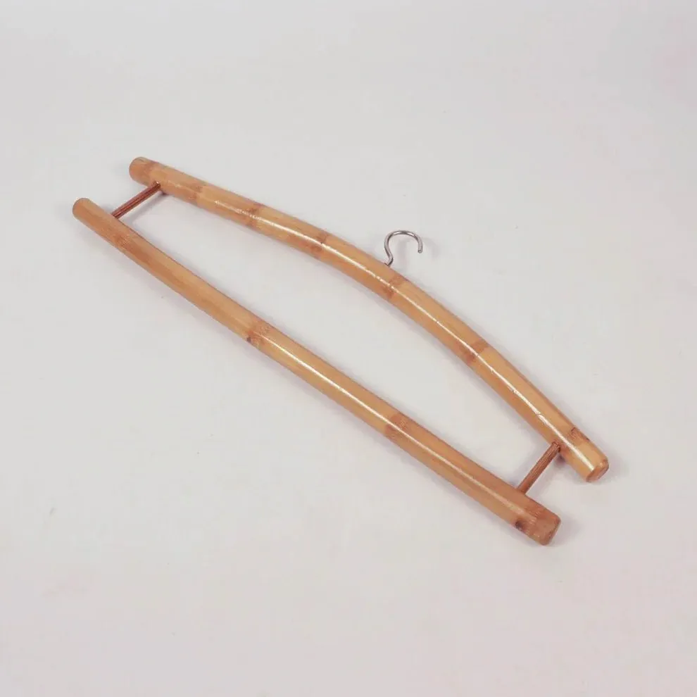 Handmade Straight Line Bamboo Hanger