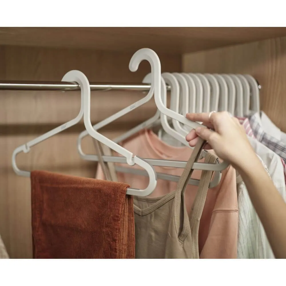 Joseph Joseph Anti-Tangle Clothes Hanger Ecru 5 Pack