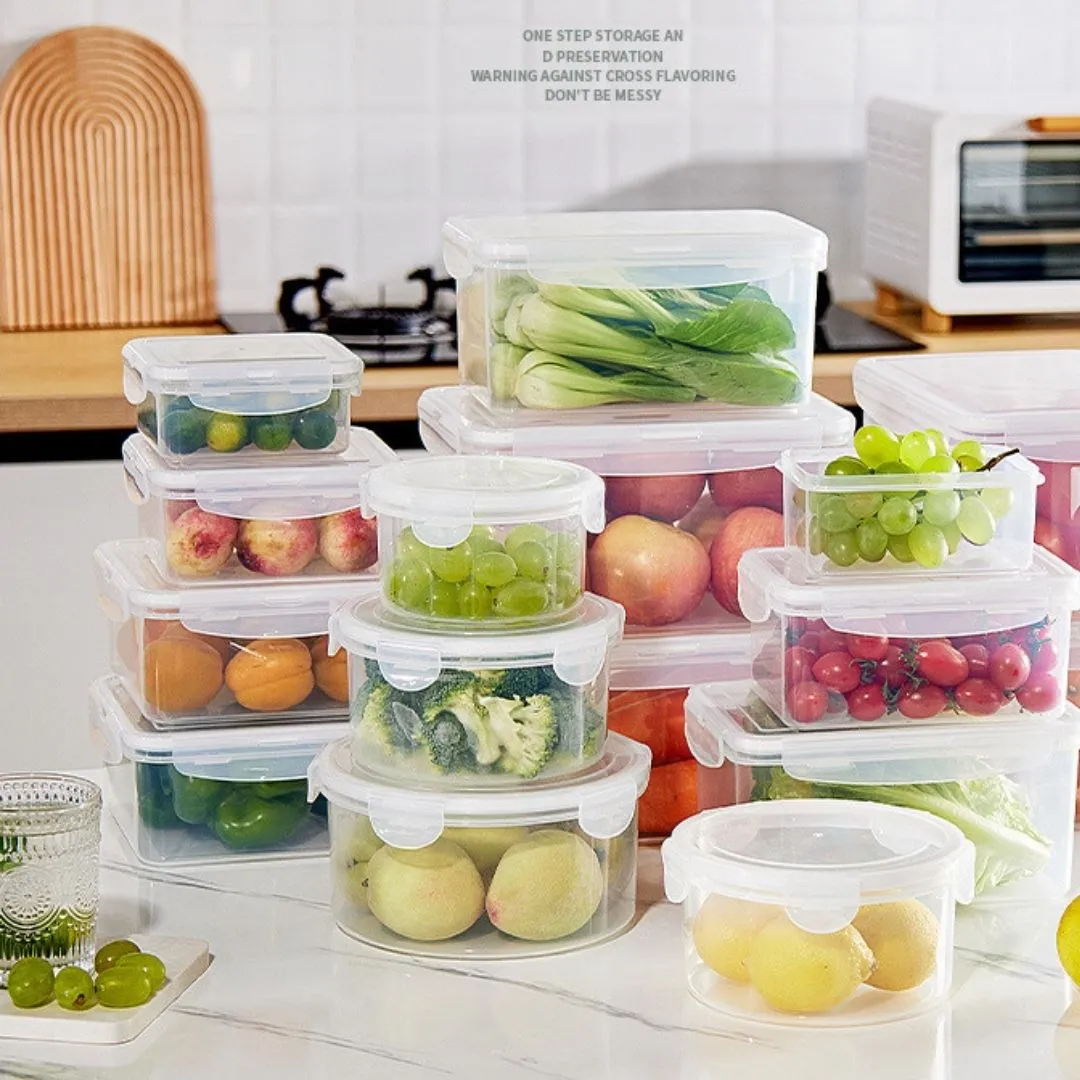 Lock It Rectangle Plastic Food Container