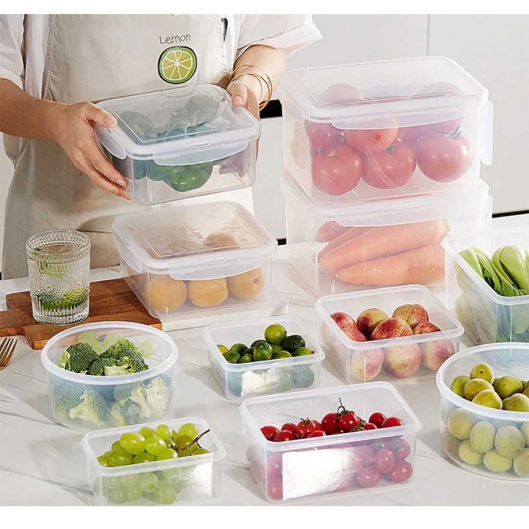 Lock It Rectangle Plastic Food Container