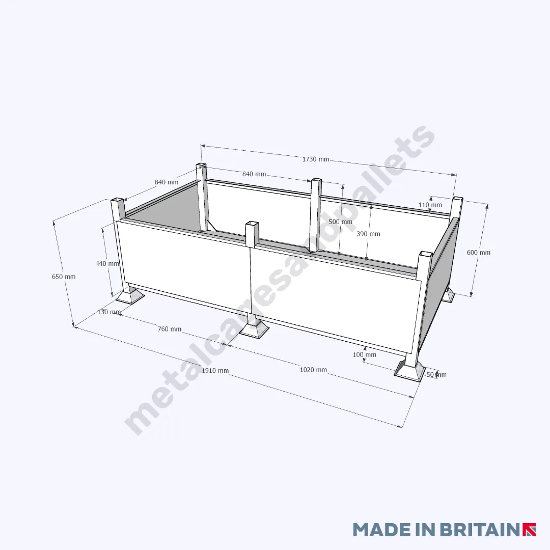 Long Double Width Stillage