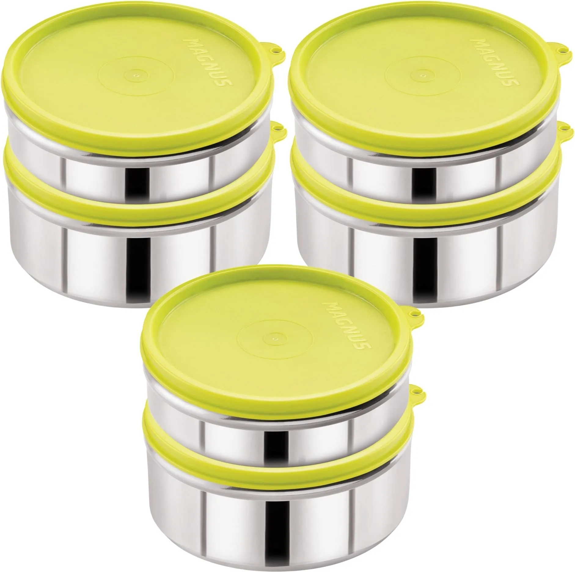 Magnus Easy Lock Stainless Steel Container Set of 6