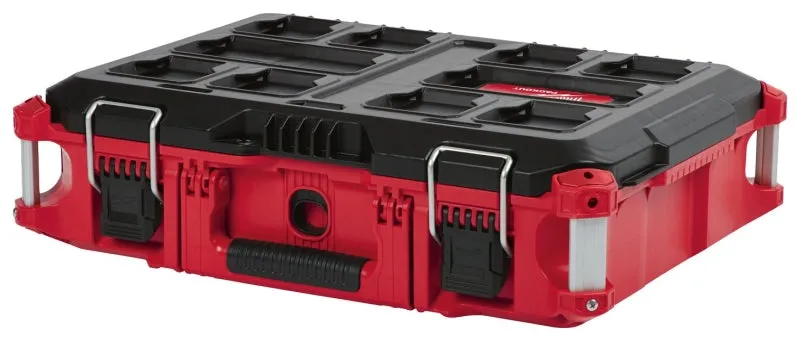 Milwaukee 48-22-8424 Tool Box, 75 lb, Plastic, Red, 22.1 in L x 16.1 in W x 6.6 in H Outside :EA: QUANTITY: 1