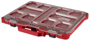 Milwaukee 48-22-8431 Organizer, 19.76 in L, 16.38 in W, 2.52 in H, 10-Compartment, Plastic, Red :EA: QUANTITY: 1