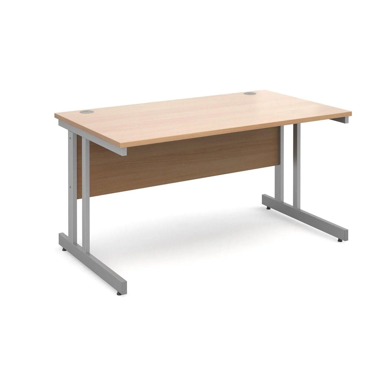 Momento cantilever leg straight desk 800 deep