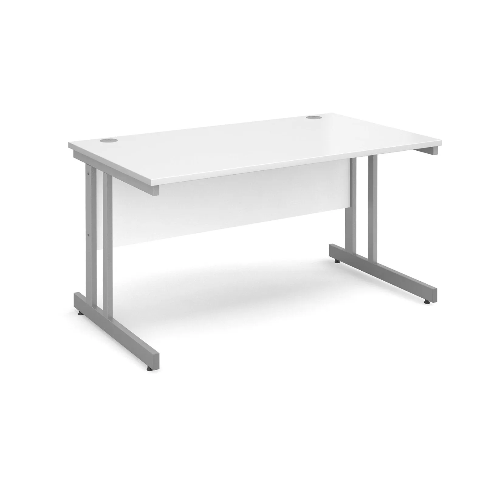 Momento cantilever leg straight desk 800 deep