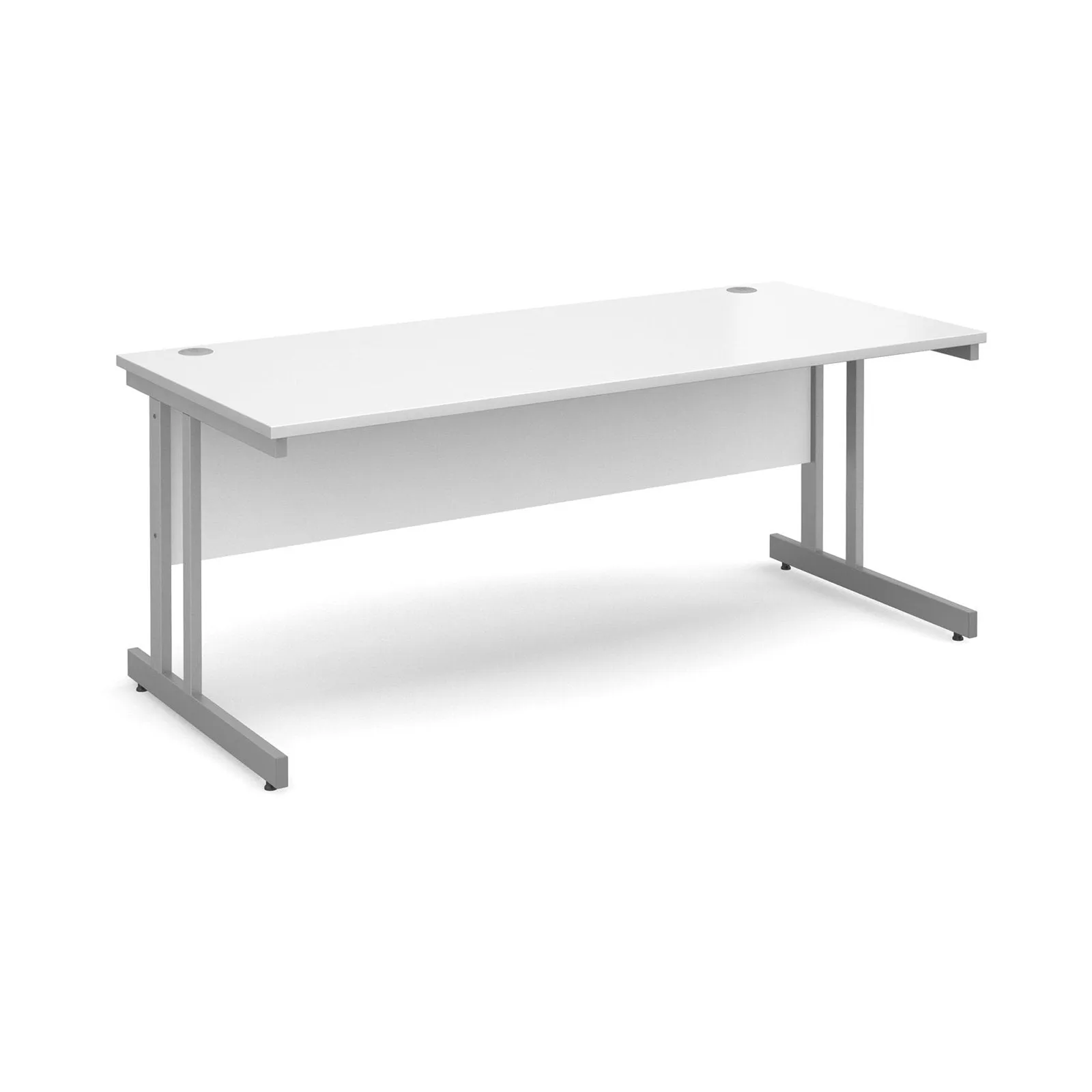 Momento cantilever leg straight desk 800 deep