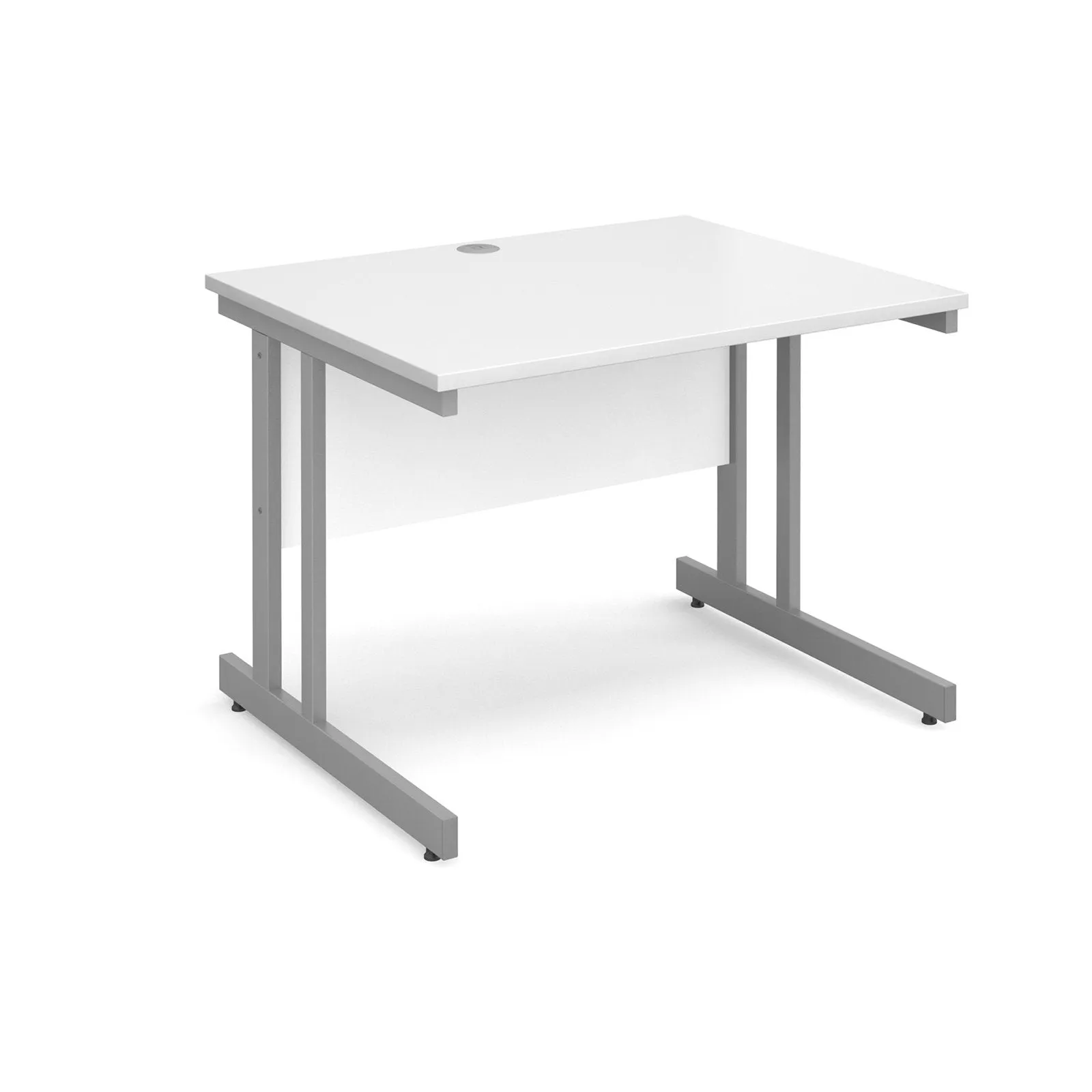 Momento cantilever leg straight desk 800 deep