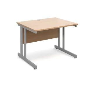 Momento cantilever leg straight desk 800 deep