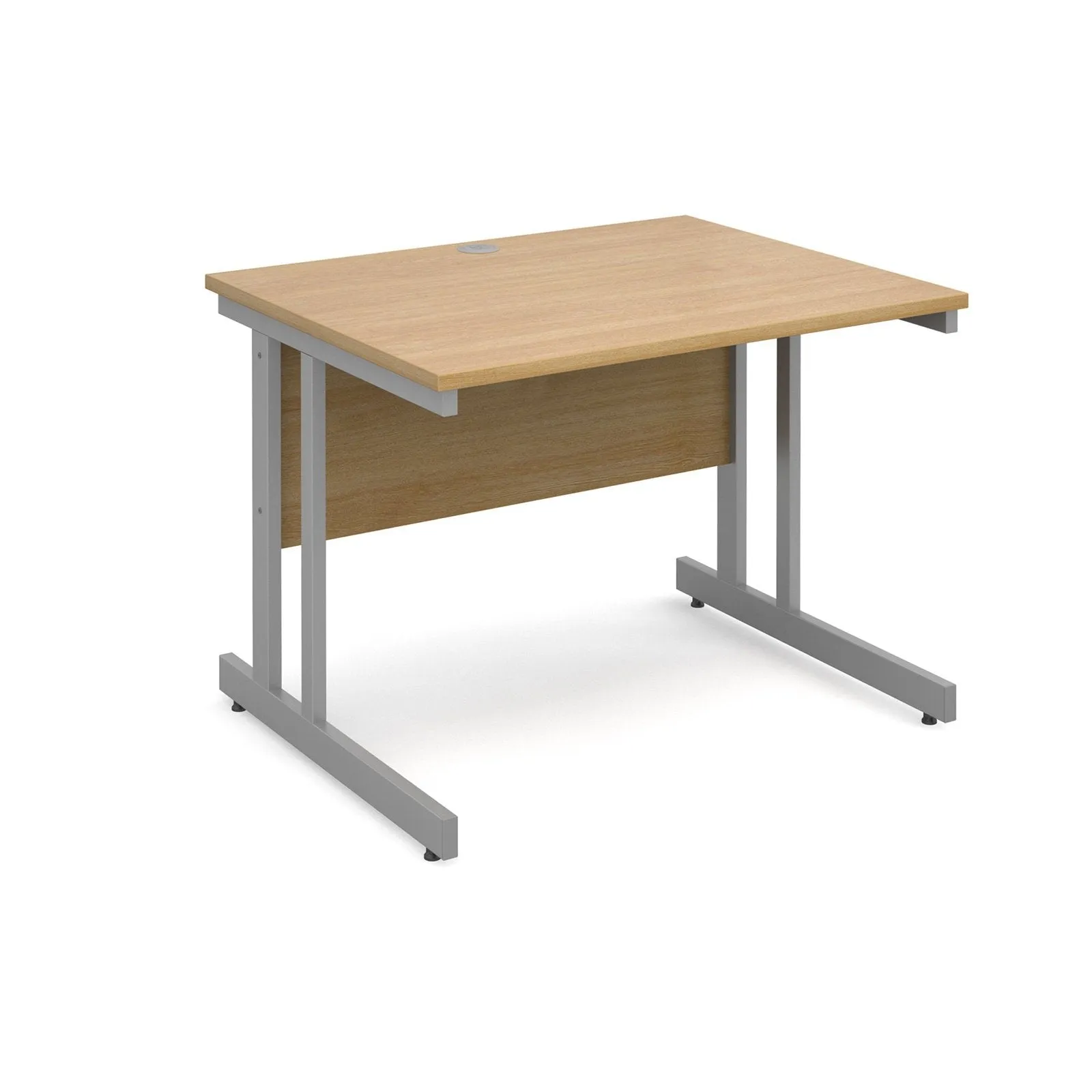 Momento cantilever leg straight desk 800 deep