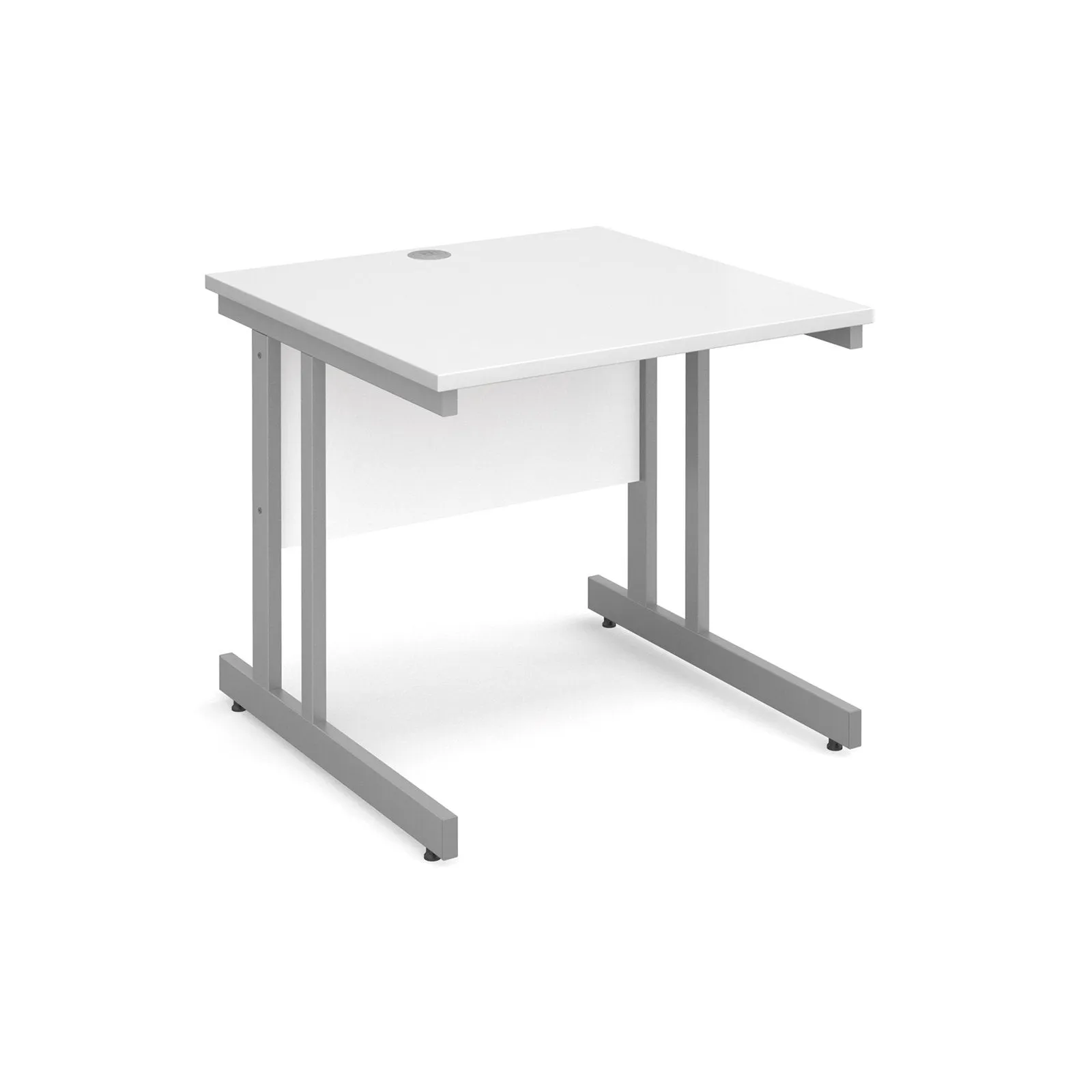 Momento cantilever leg straight desk 800 deep