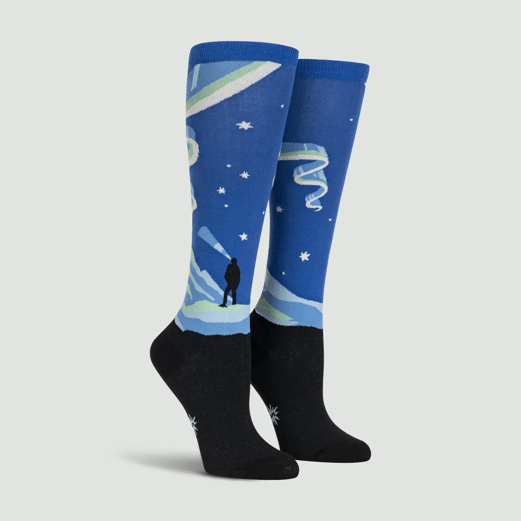 Northern Lights (Glow In The Dark)Knee Highs