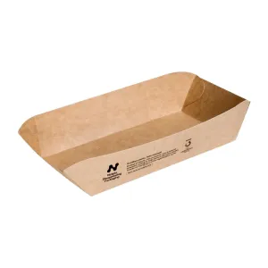 Notpla Rectangular Trays - Kraft (Pack of 400)