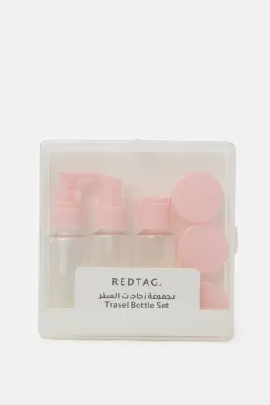 Pink Travel Bottle Set (8 Piece)