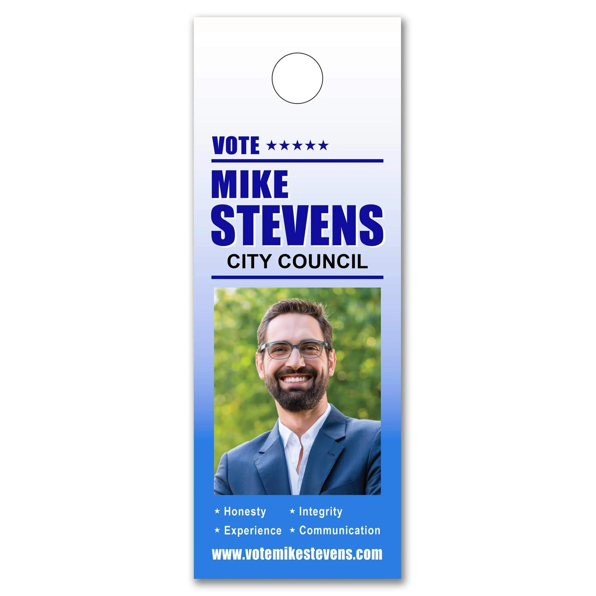 Political Door Hangers / Door Hanger Templates - SET UP ONLY - DH-3